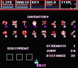 Legacy of the Wizard screenshot 5 for NES